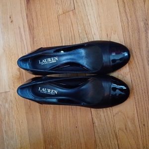 Ralph Lauren Captoe Pumps EUC